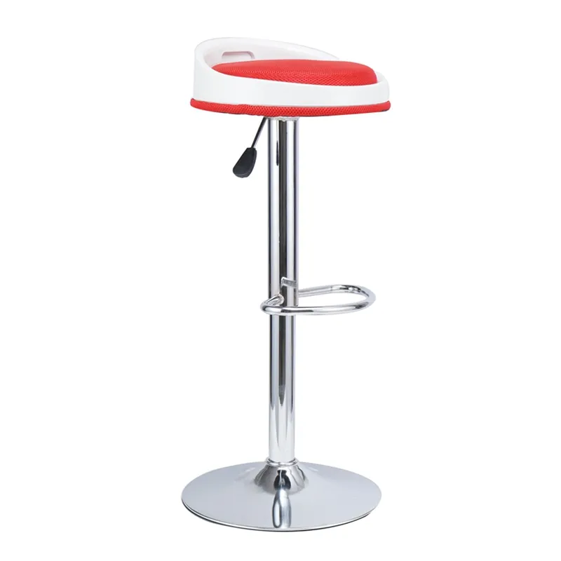 JXT High quality Cheap Commerical Funiture high foot Bar stool PP Adjustable height Swivel Lift Plastic Bar Chair