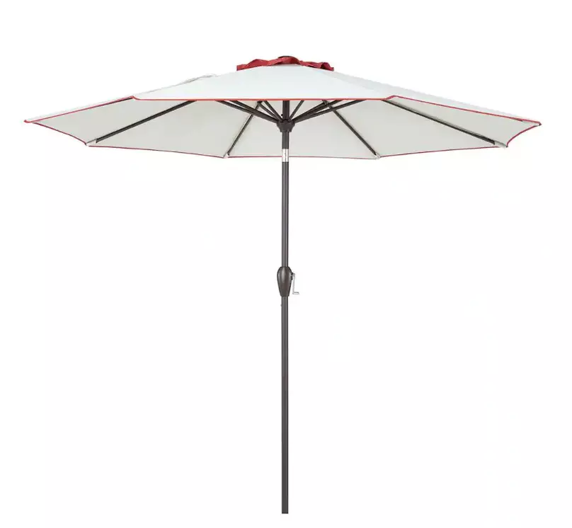 JXT Hotel Umbrella Patio Garden Parasol Sun Beach Umbrella Sunshade Canopy Outdoor Parasol for Backyard 3m Wooden Outdoor Paraso