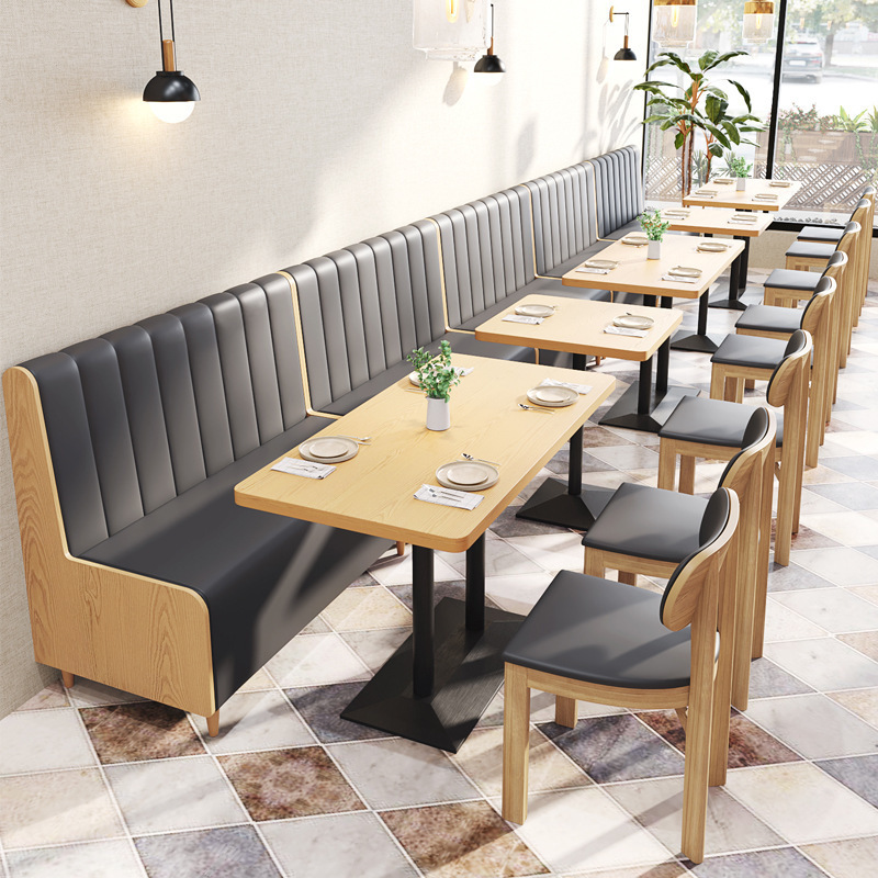 Modern Designs Restaurant Used Booth Seat Retro High Back Sofa Sets Cafe Bench Seating Restaurant Furniture For Sale