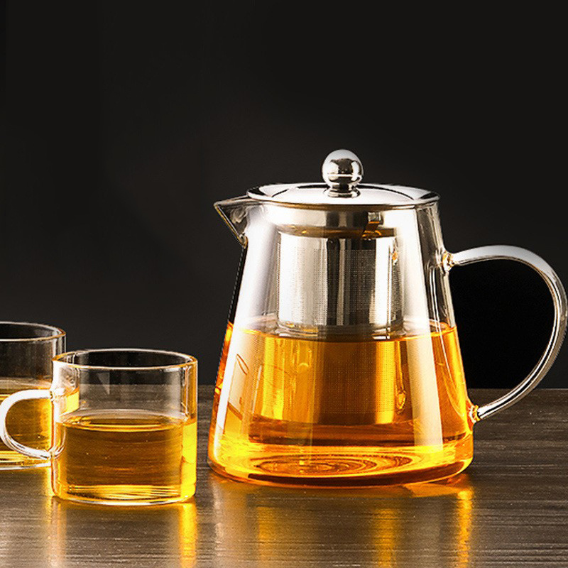 550ml Teapot With Infuser Borosilicate Glass Wholesale Glass Teapots