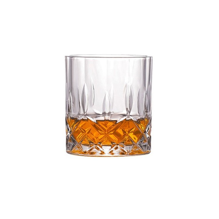 8 Oz/10 Oz/11 Oz Unbreakable Heavy Base Affordable  Engraved Glass Cups Whiskey For Bar & Wine