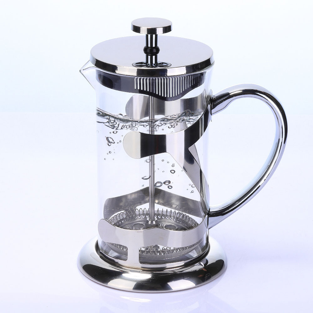 Hot sale High Quality Borosilicate Glass Pote De Vidro Maker / Plunger / Glass Tea Pot/ French Coffee Press