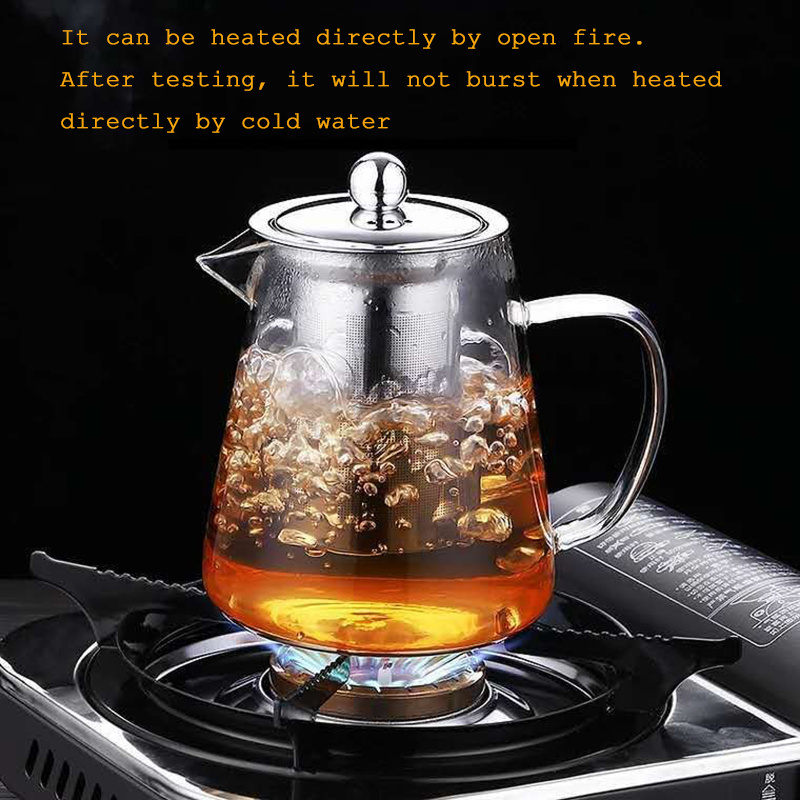 550ml Teapot With Infuser Borosilicate Glass Wholesale Glass Teapots