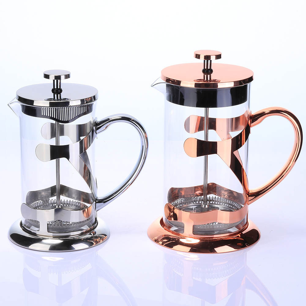 Hot sale High Quality Borosilicate Glass Pote De Vidro Maker / Plunger / Glass Tea Pot/ French Coffee Press