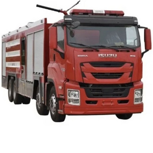 Isuzu best selling Water and Foam Fire Engine 6*4 8000l fire fighting water truck tank fire trucks with equipment for sale