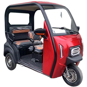 EEC COC Passenger Electric Tricycle Motorcycle Trike 1200W 60V Rickshaw Fully Enclosed Mobility electric scooters  with cabin