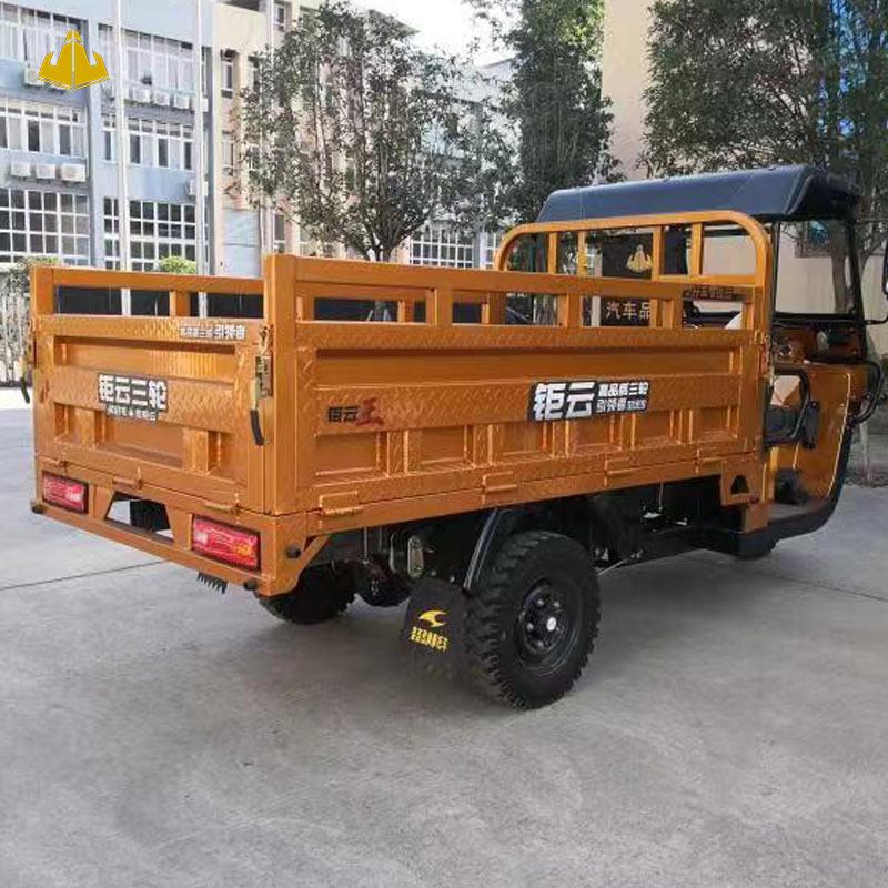 Custom Gas Powered 800cc Cargo Delivery 3 Three Wheel Tricycle 12V Motorized Trikes 3 Wheel 250cc Motorcycle Open 200 - 250W