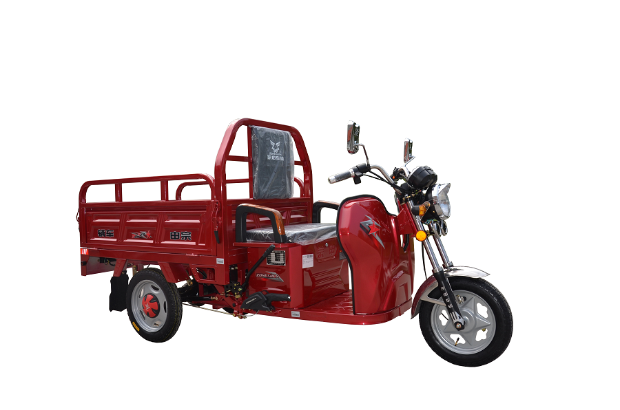 FOB Price 2023 In Stock EV Cargo Truck Zongshen Electric 3 Wheel Motorcycle Cargo Truck Electric Car Adult New Car