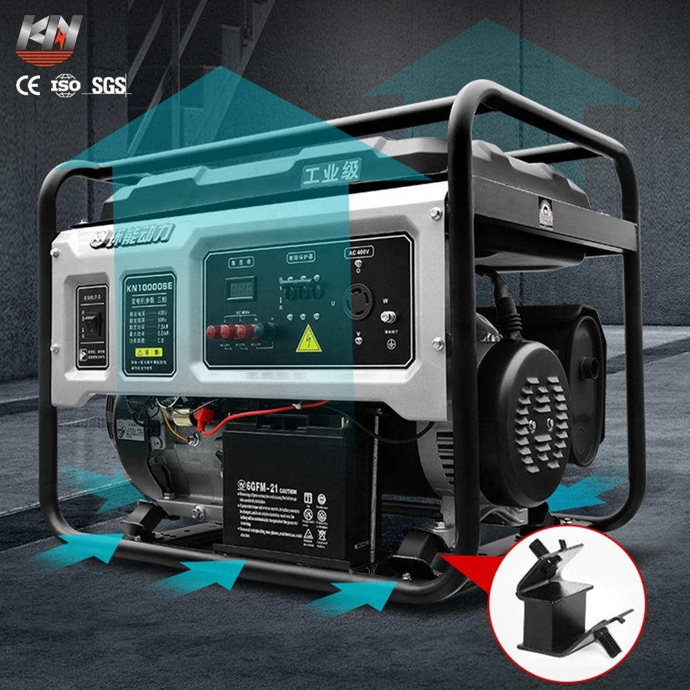 Professional 5kW 6.5kW 7500W 8500W 10000W Power Generator / Petrol Engine Portable Gasoline 10kW Electric Generators for Home