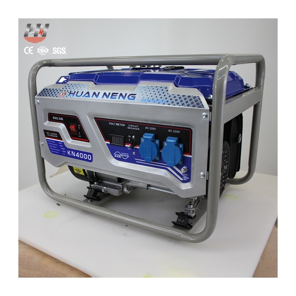 Portable 2500W 2.5 kVA 2.8 kW 2.5kW 2.5kW-2.8kW Generador / 2200 W 2500 Petrol 2800 Watts Max Power Electric Gasoline Generator