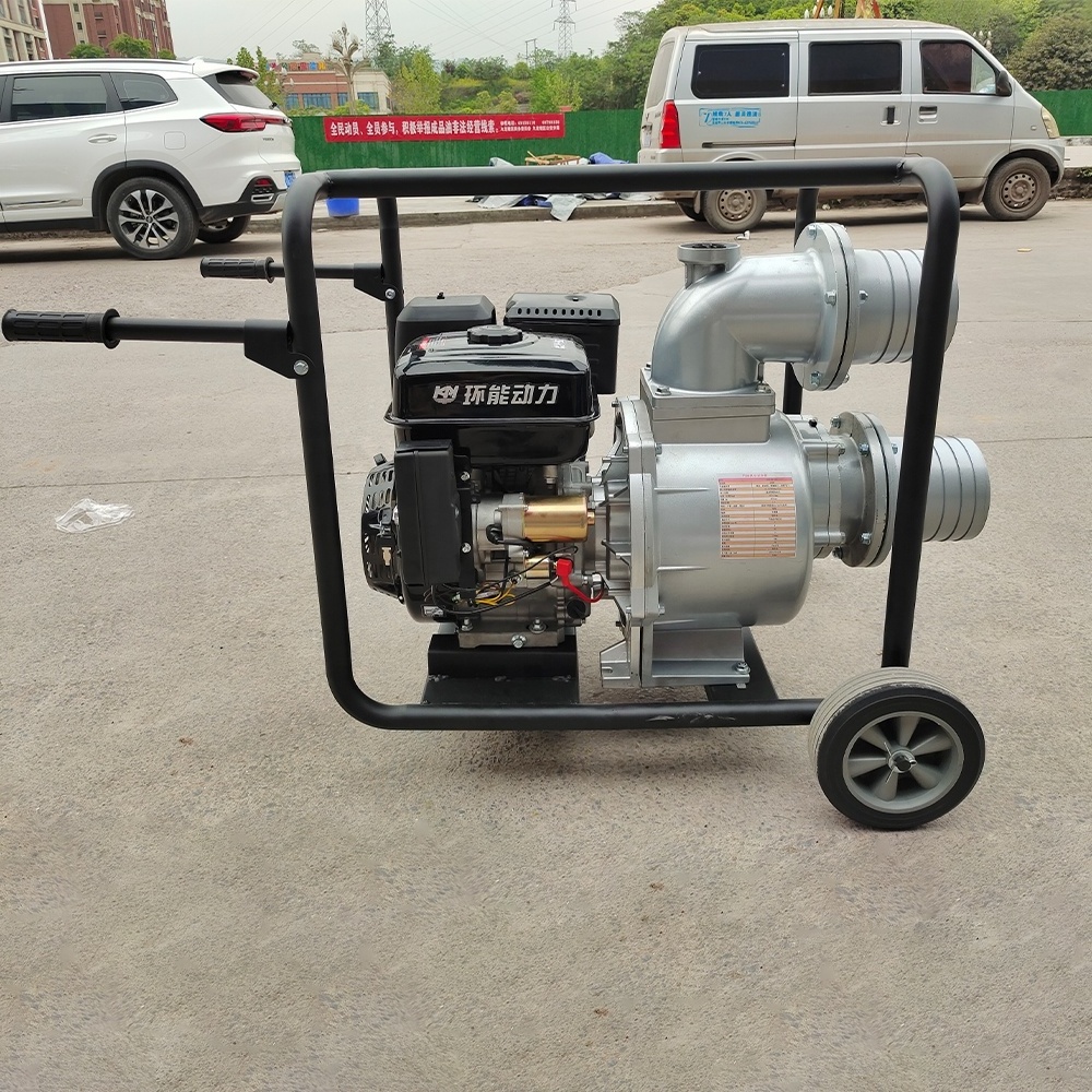 Large Flow Portable Fuel Tank High Pressure Gas Water Pump / 2 inch Petro Engine Cheap Price Home Water Pomp 12V Gasoline Pump