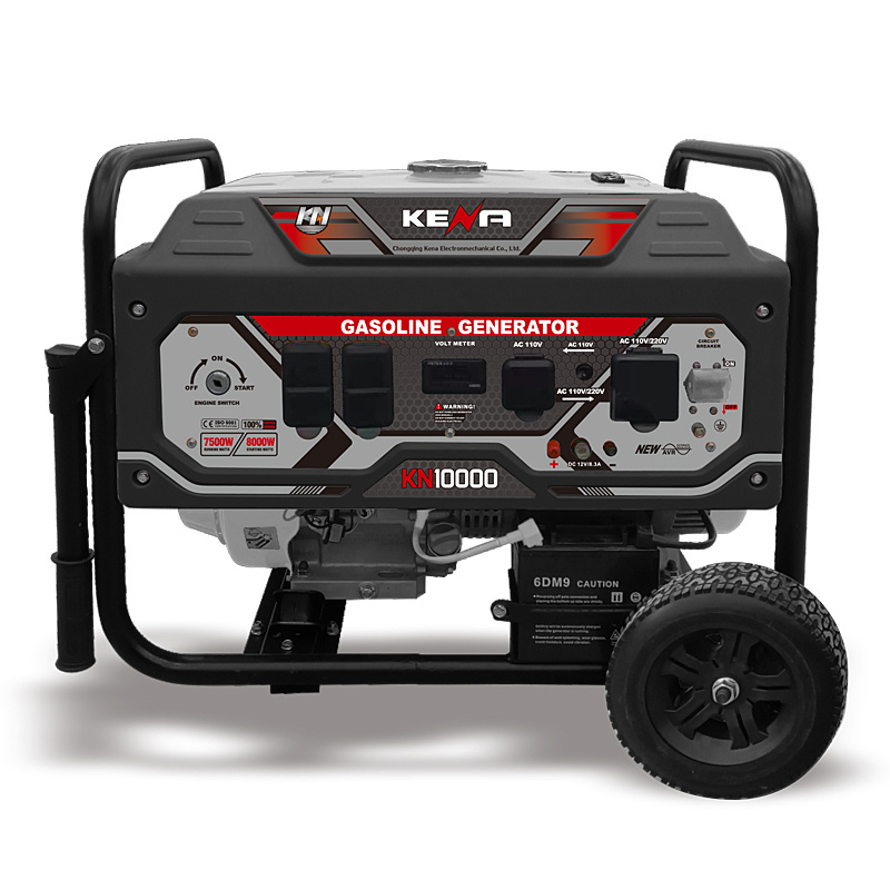 Portable Gasoline Generator Low noise 3KW 5KW 6.5KW 8KW 10KW Single Phase Three Phase Home  Electric Start Generators