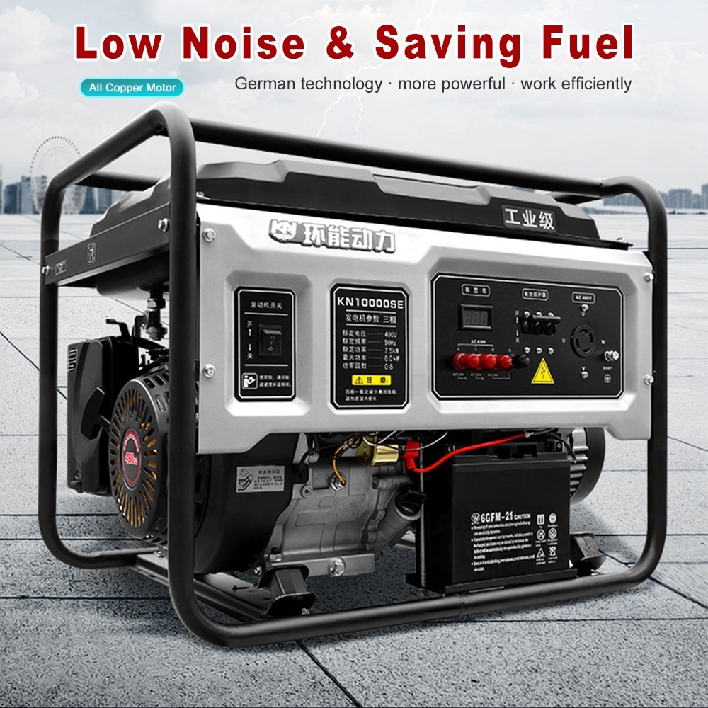 Power Value 2KW 3KW 5KW 6.5KW 8500W 6000W 8000 Watt 4.5KW Auto Start Portable Gasoline Generator 4KW