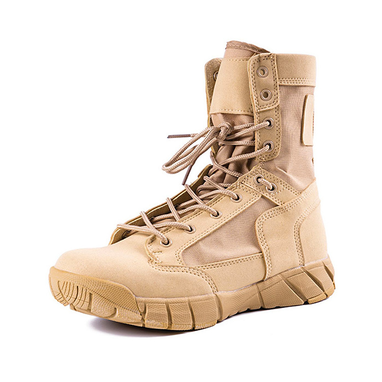 Factory Customized Suede Leather Upper Jungle Boots Anti-Abrasion Rubber Outdoor Hunting Boots