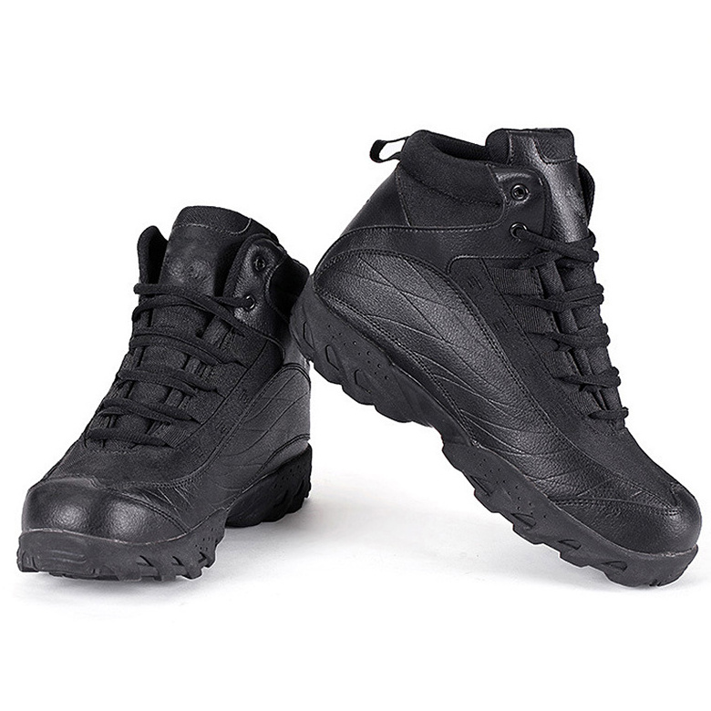 Entry ultra force shoes black jungle style muddy resistant tactical boots 6 inch