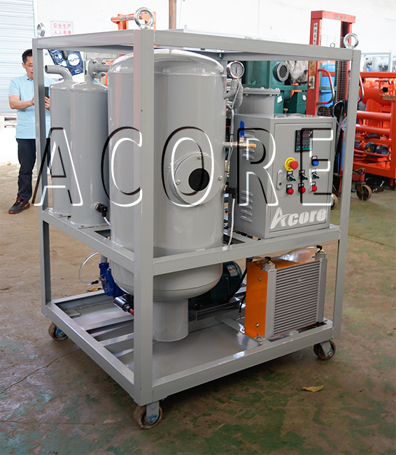 Vacuum Lube Oil Purification Plant Lubricant Oil Mobile Filtration Uni