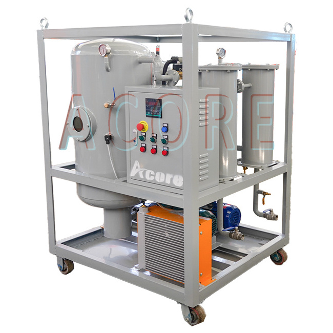 Vacuum Lube Oil Purification Plant Lubricant Oil Mobile Filtration Uni