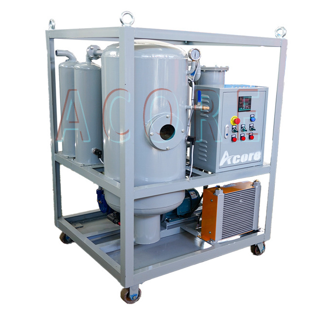 Vacuum Lube Oil Purification Plant Lubricant Oil Mobile Filtration Uni