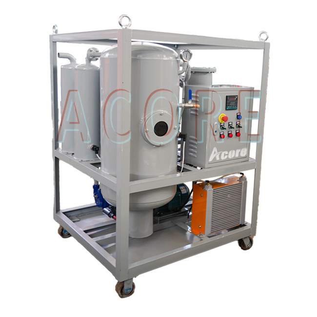 Vacuum Lube Oil Purification Plant Lubricant Oil Mobile Filtration Uni