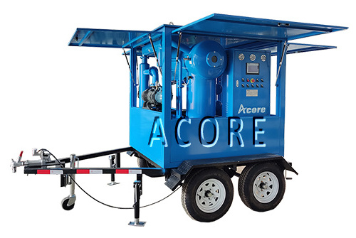 Transformer Oil Purification Plant Mounted On Trailer Mobile Transformer Oil Filtration Machine