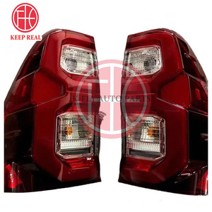 Made in China for Toyota hilux accessories for Toyota HILUX revo/rocco 2020-2023 rear taillights in three colors red/Darth Vader