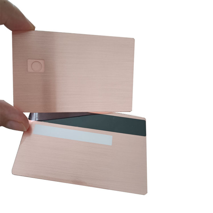 Hot Selling Matte Black Copper Card Bank Stainless Card Luxury Blank Metal Credit Card