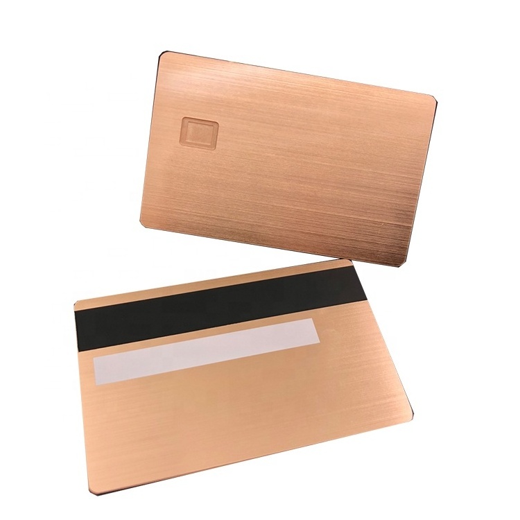 Wholesale Manufacturers Supply Stainless Steel Custom Blank Metal Credit Card Metal Bank Credit Card