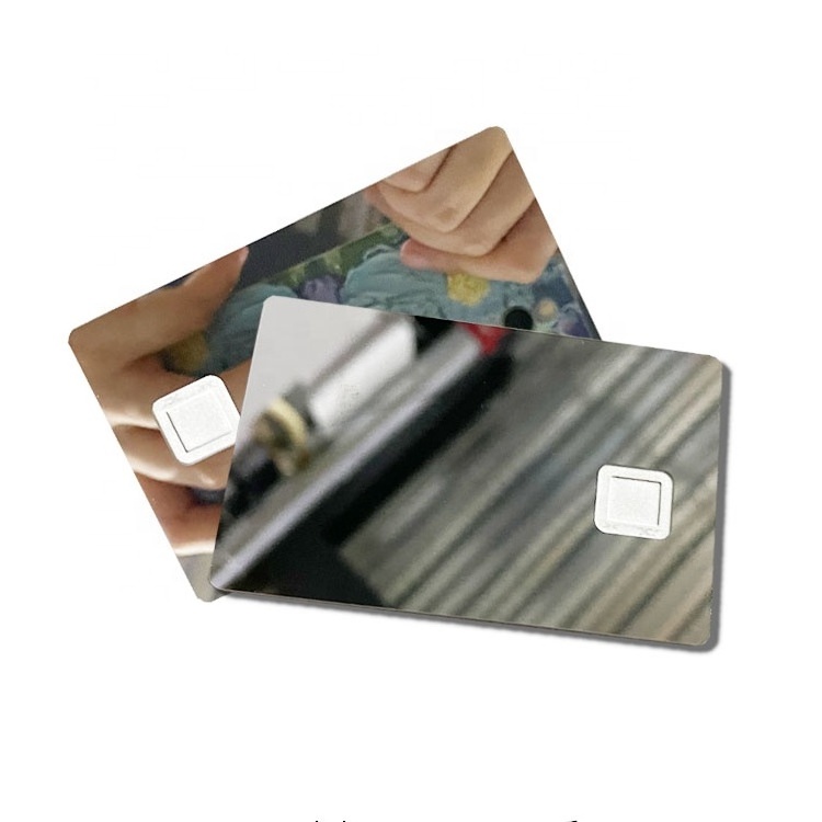 Wholesale Manufacturers Supply Stainless Steel Custom Blank Metal Credit Card Metal Bank Credit Card