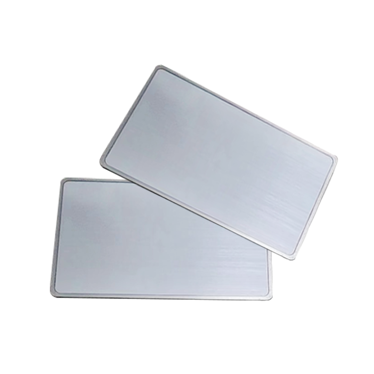 Custom Social Media Metal Business Card Access Control Invisible 213 216 Chip Programming Metal NFC Business Card