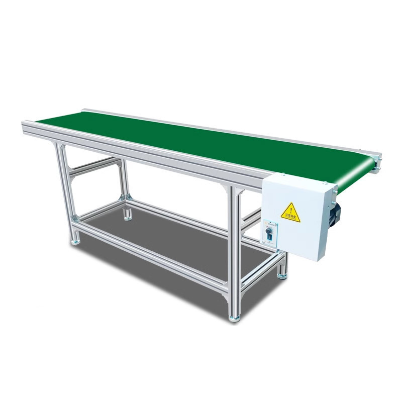 Factory professional custom pvc belt conveyor/aluminum frame conveyor belt overhead garment food conveyor systems equipment line