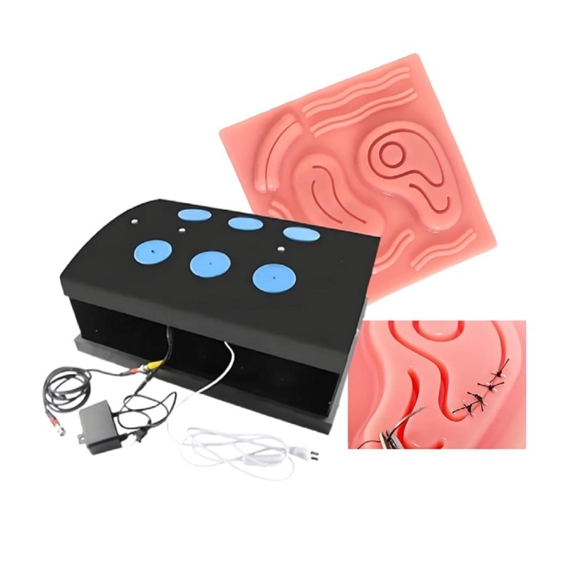 Vocational Medical Instruments Advanced Laparoscopic Suturing Training Simulator Box With Usb Endoscope Camera