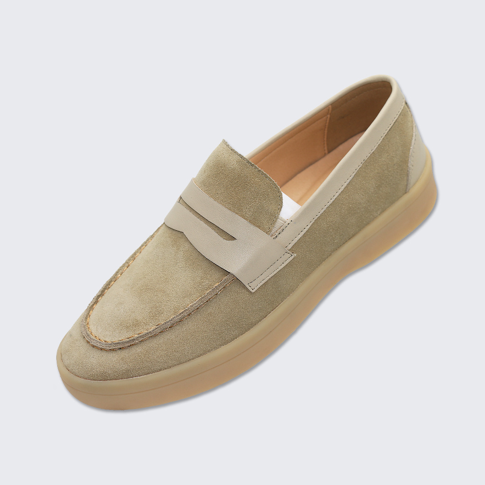 LANCI footwear manufacturer in china slip on shoes men suede loafers