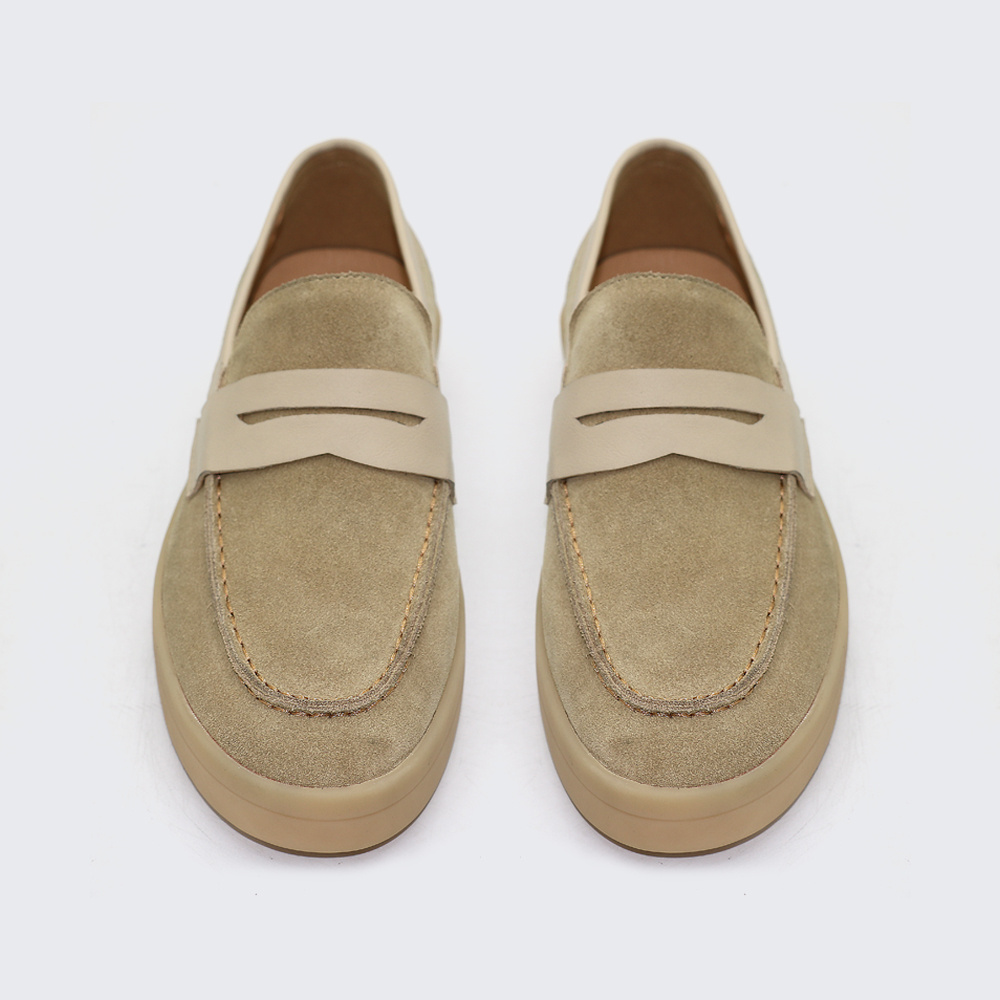 LANCI footwear manufacturer in china slip on shoes men suede loafers