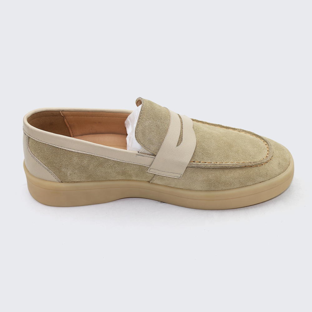 LANCI footwear manufacturer in china slip on shoes men suede loafers