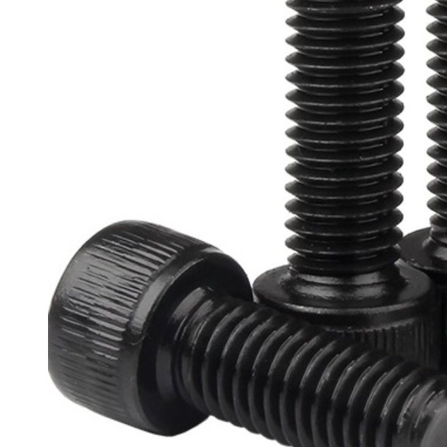 Grade 12.9 Black Oxide Finish Stainless Steel Hex Socket Head Cap Screw Allen Cap Head Bolt