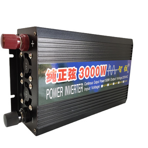 Multifunctional solar inverter 12V 24 volt to 220v pure sine wave hybrid inverter battery high power converter 2000W