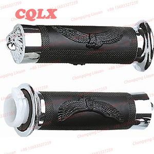 Rubber motorcycle grip Handlebar Soft Handle Hand Grip SHIFTER GAS RUBBER LEFT KINGWAY CHOPPER 150 250 Chopper LIFAN