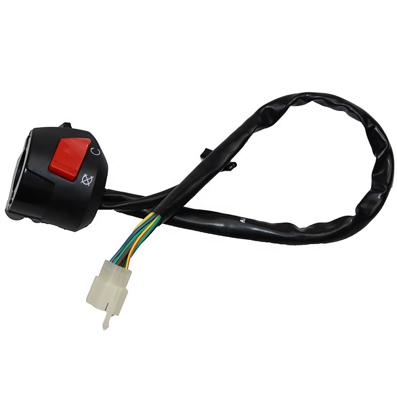 Handlebar Switch Electric Control System Motorcycle Left and Right Handlebar Kill Switch For Headlight Horn and Ignition