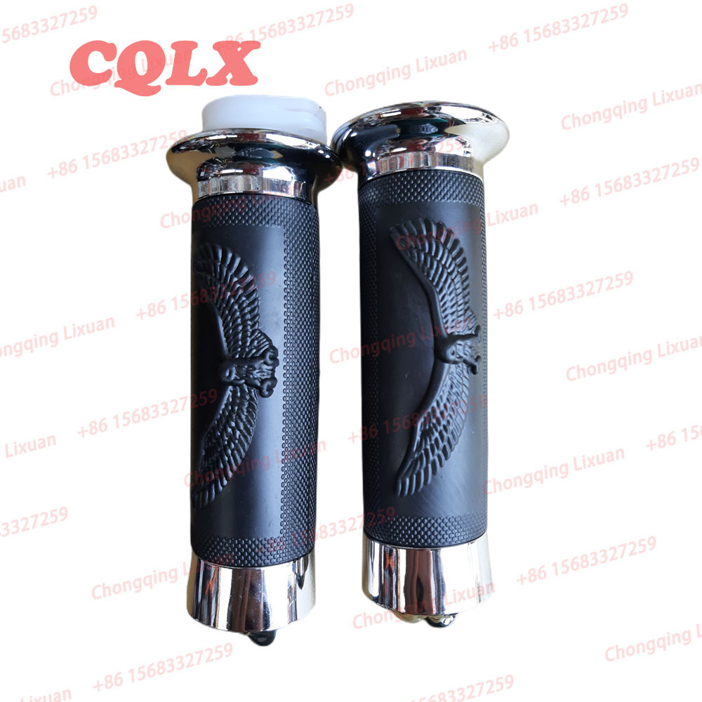 Rubber motorcycle grip Handlebar Soft Handle Hand Grip SHIFTER GAS RUBBER LEFT KINGWAY CHOPPER 150 250 Chopper LIFAN