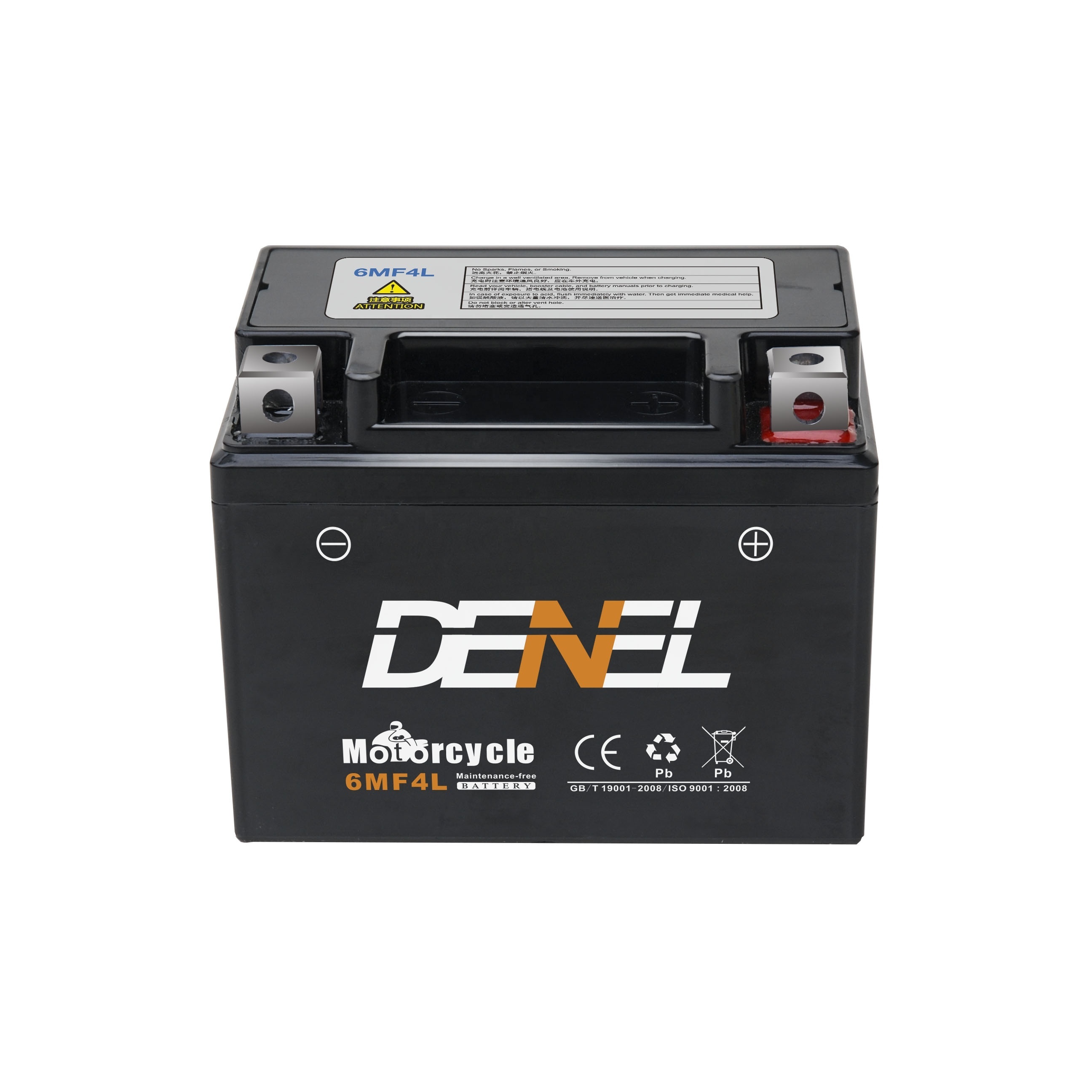 refacciones para moto italika 12V4ah Hot sell Lead Acid battery  Battery for Motorcycle 6MF4L