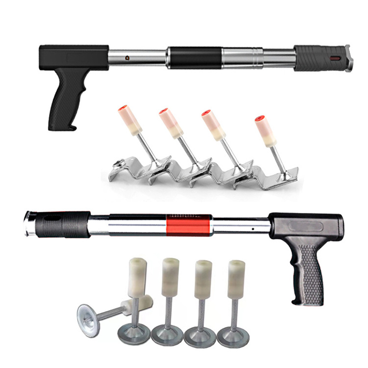 Factory sell high quality portable automatic silencing ceiling gun manual low noise muffler pistol tool for ceiling