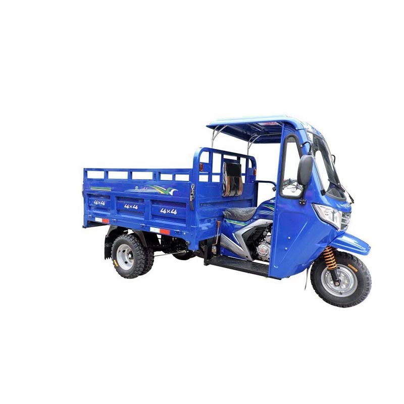 200cc high chassis food delivery engine full closed ambulance kit electrique heavy cargo tricycle