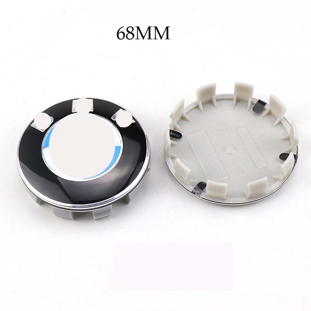 Car Wheel Hub Center Caps Covers Emblem 56mm 68mm for BMW E46 E36 E39 36136783536 Customized Logo Blue White Black White