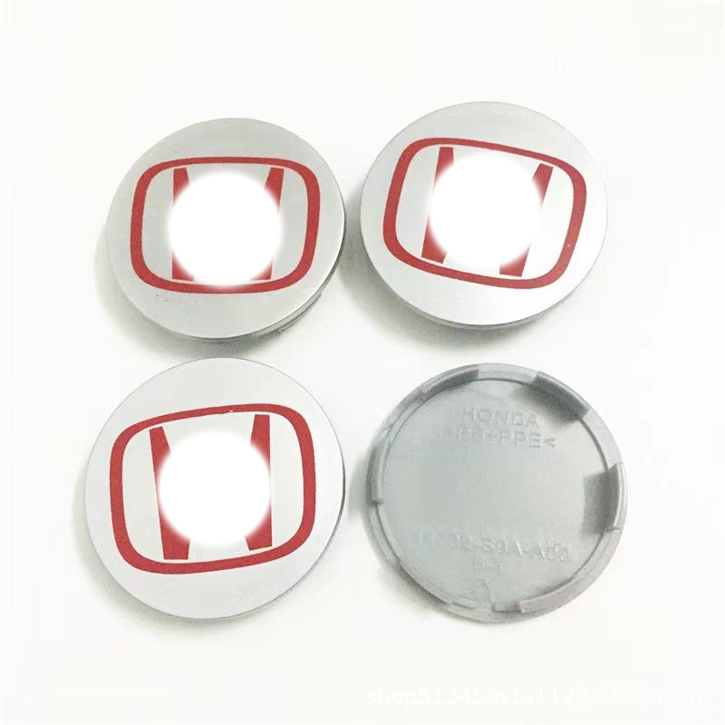 58mm 69mm Wheel Hub Center Caps Covers Emblem Badge Sticker for Honda Customized Logo Black Silver Red Wheel Center Caps