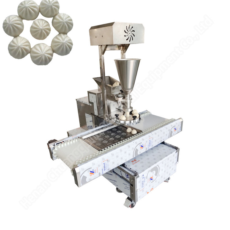 Steamed Stuffing Bun Machine Soup Momo Dumpling Maker Pork Steamed Buns Banh Bao Making Machine