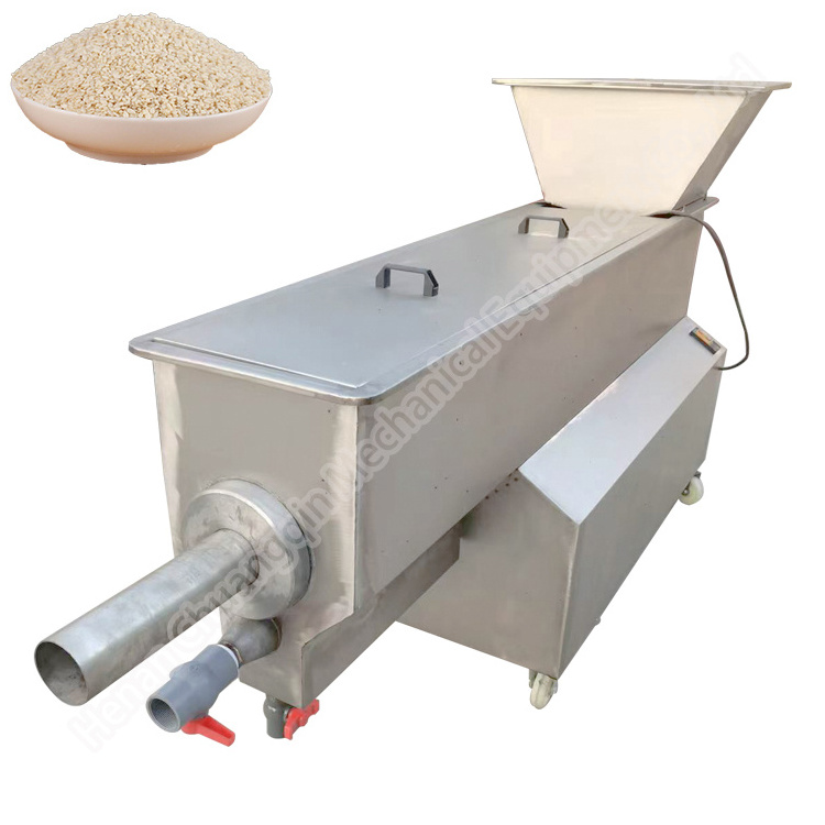 Sesame seed cleaning machines clean and drying wheat washing machine grain washer