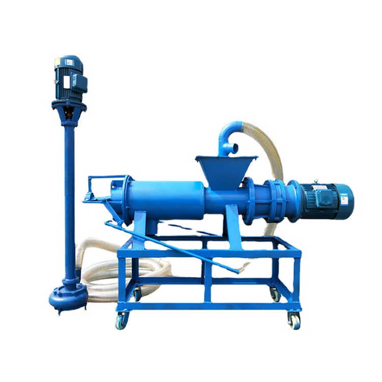 Chicken manure dryer dung manure dewatering machine cow dung drying machine