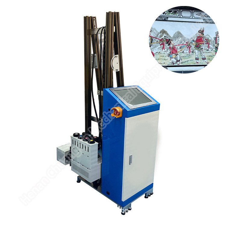 Uv computerize concrete robojet painting machine sale low price automatic 3d vertical wall printer