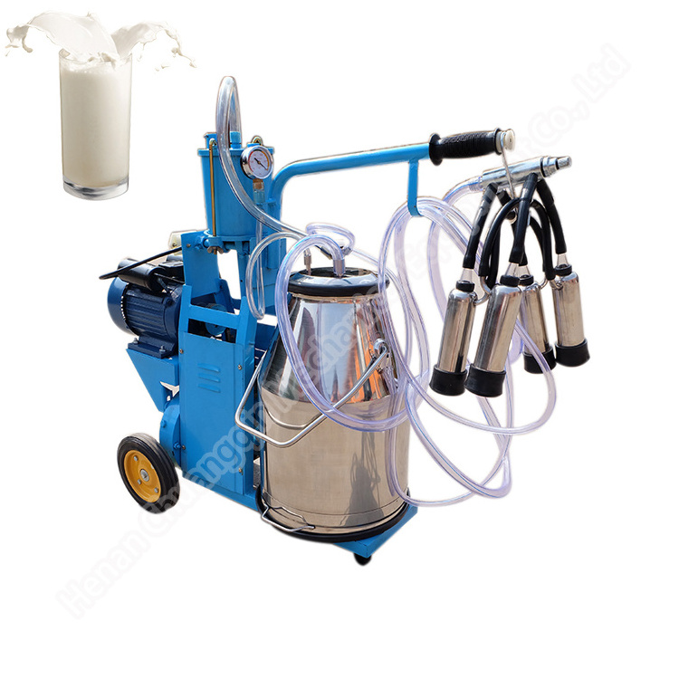 Extraction from cow milk sucking hand milking machine carousel for cows