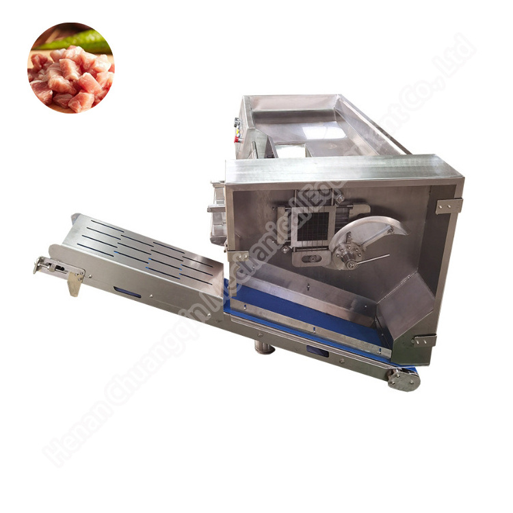 Meat cube dicer machine chicken breast meat cube cutting machine cheese cube cut machine